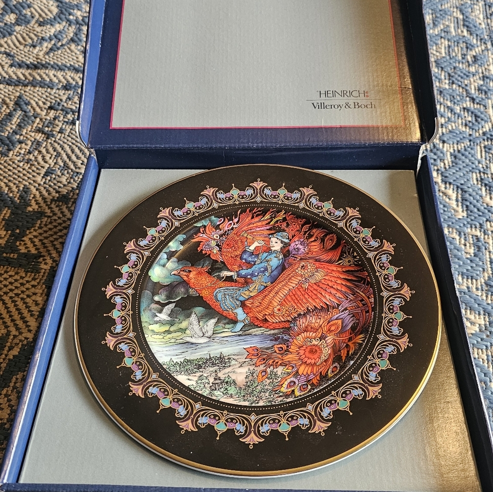 VILLEROY & BOCH Collectible "Magical Fairy Tales' LE Bone China Plate